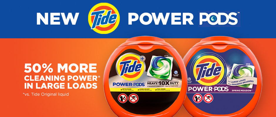 New Tide power pods products