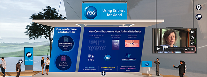 The P&G virtual booth